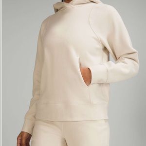 Lululemon Loungeful Hoodie in White Opal Sz 8